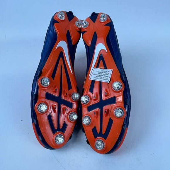 Nike Alpha Pro Football Cleats Men\'s‎ Size 15 Orange Blue Lace Up - 742766-810 main image 4